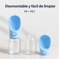 Botella de Agua portátil para tus mascotas (uso en exteriores)