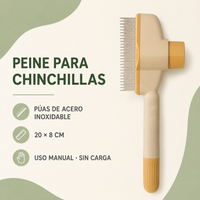 Peine de Acero Inoxidable para Mascotas
