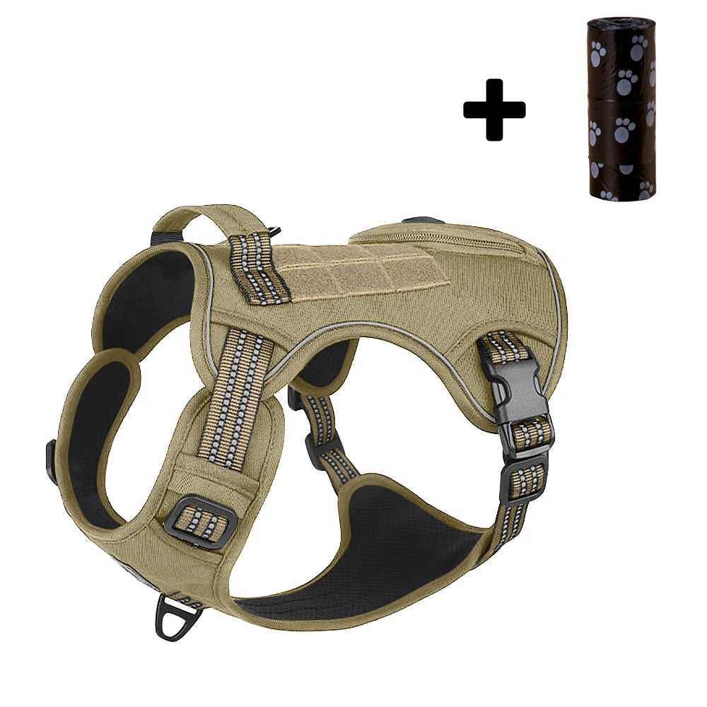 Handheld French Bulldog Pet Harness for Small Medium Dogs Multifunctional Dog Harnesses Vest with Poop Bag Mascotas Accessories