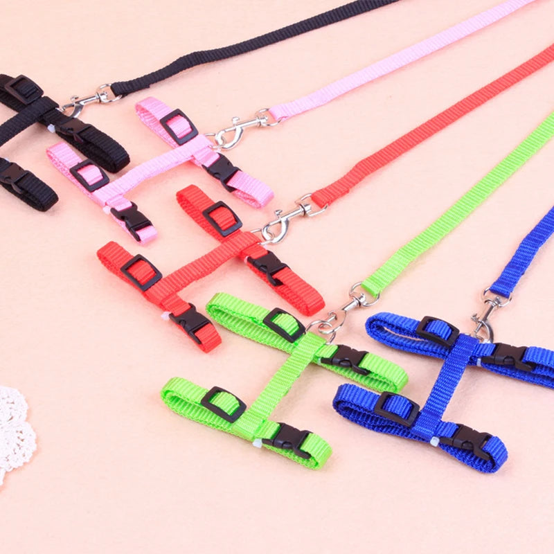 Cheap Sphynx Cat Harness and Leash Set Convenient Pet Harnesses for Cats Gotas Katten Mascotas Accessories Outdoor Kedi Cat Lead