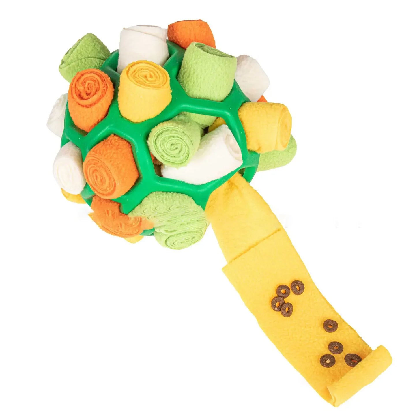 Dog Enrichment Puzzle Toy, Snuffle Ball for Hiding Treats & Slow Feeder, Mental Stimulation Chew Toy for Anxiety Relief in Puppy