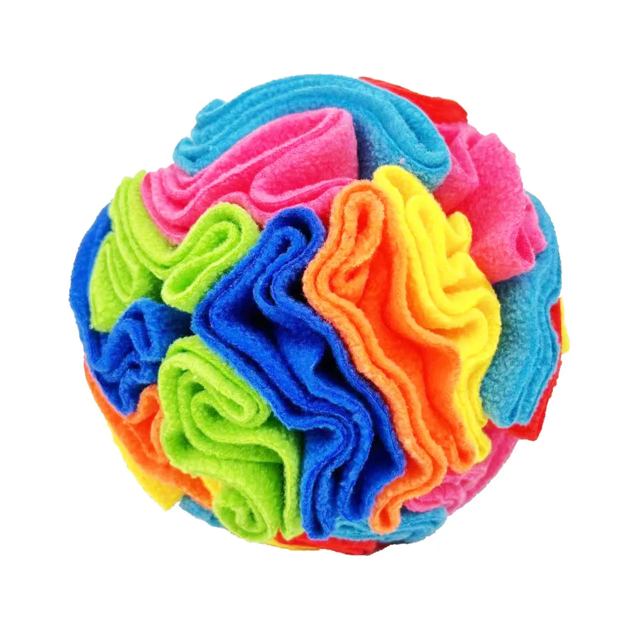 Dog Enrichment Puzzle Toy, Snuffle Ball for Hiding Treats & Slow Feeder, Mental Stimulation Chew Toy for Anxiety Relief in Puppy