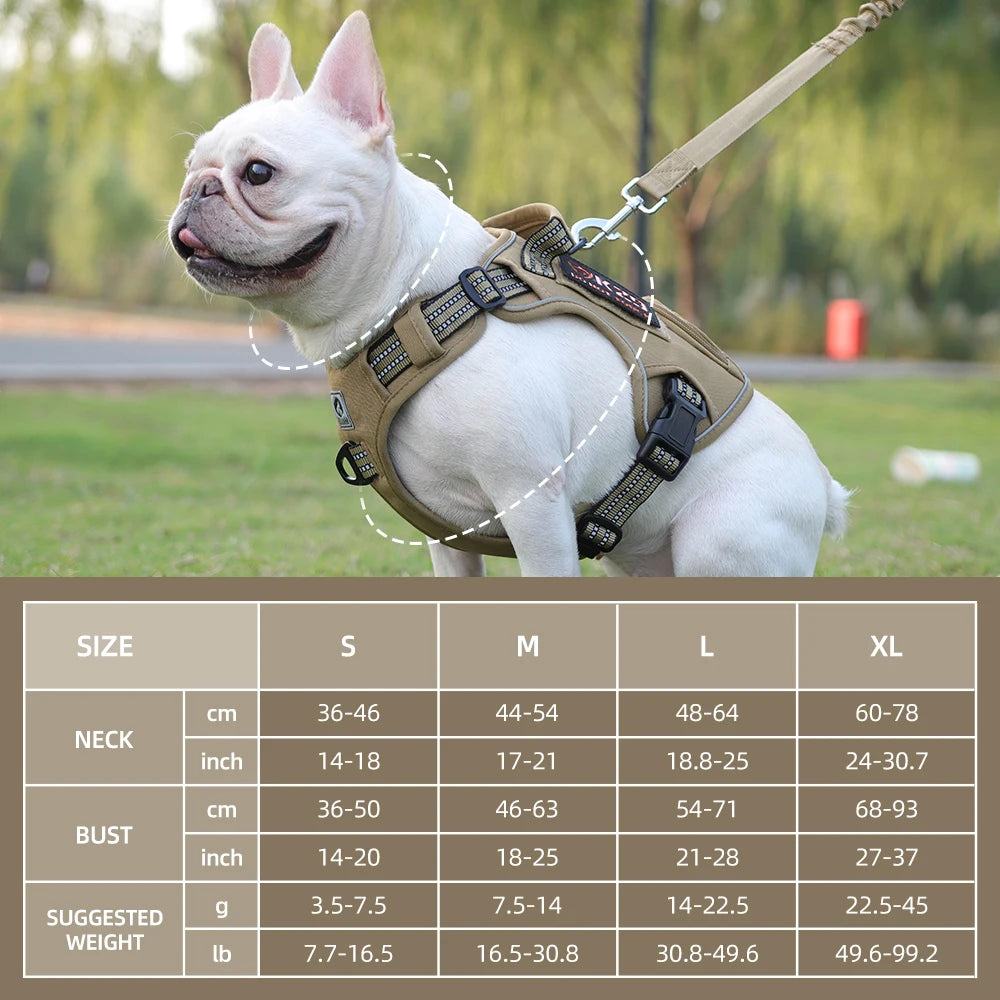 Handheld French Bulldog Pet Harness for Small Medium Dogs Multifunctional Dog Harnesses Vest with Poop Bag Mascotas Accessories