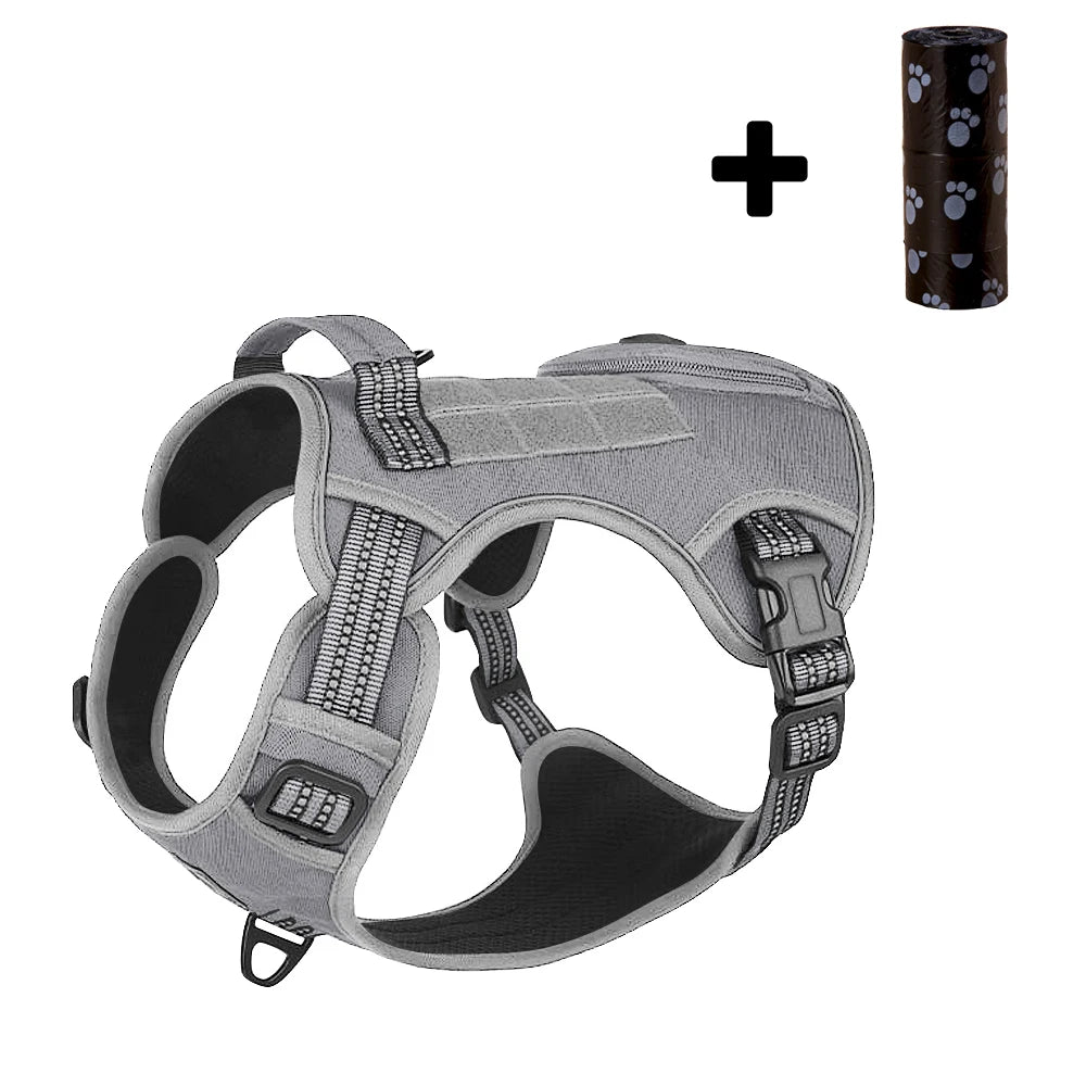 Handheld French Bulldog Pet Harness for Small Medium Dogs Multifunctional Dog Harnesses Vest with Poop Bag Mascotas Accessories
