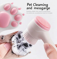 Cepillo Limpiador y Masajeador de Silicona para Patas