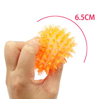 Pelota con Púas TPR para Mascotas - Limpieza Dental