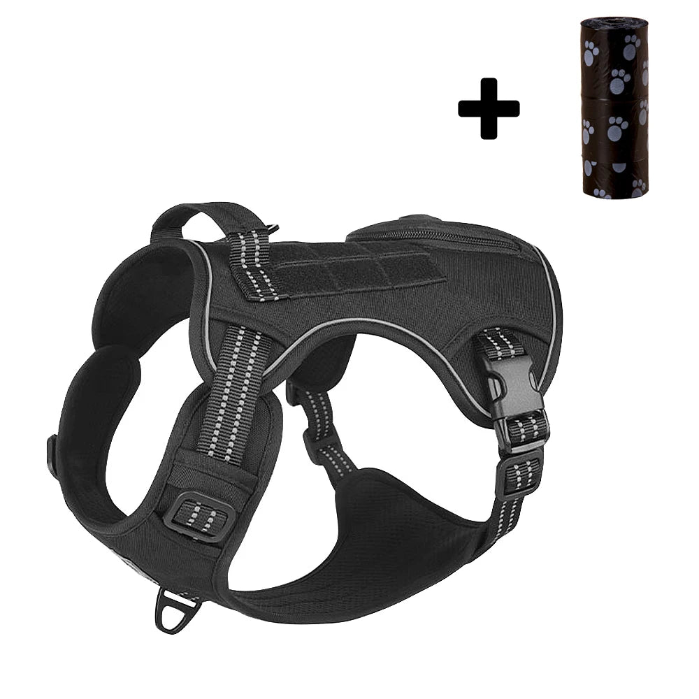 Handheld French Bulldog Pet Harness for Small Medium Dogs Multifunctional Dog Harnesses Vest with Poop Bag Mascotas Accessories