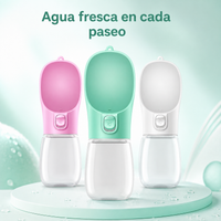 Botella de Agua portatil para tus mascotas (uso en exteriores)