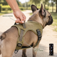Arnés Multifuncional para Perros Pequeños y Medianos con Bolsa para Desechos
